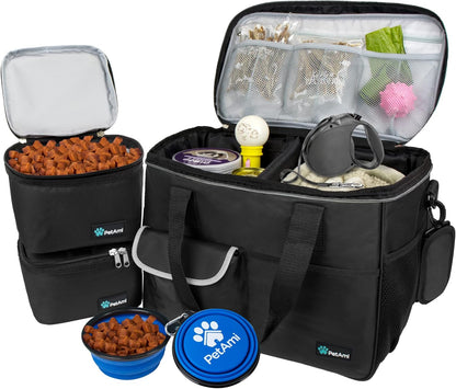 Dog and CAT Travel Bag, Black, Medium